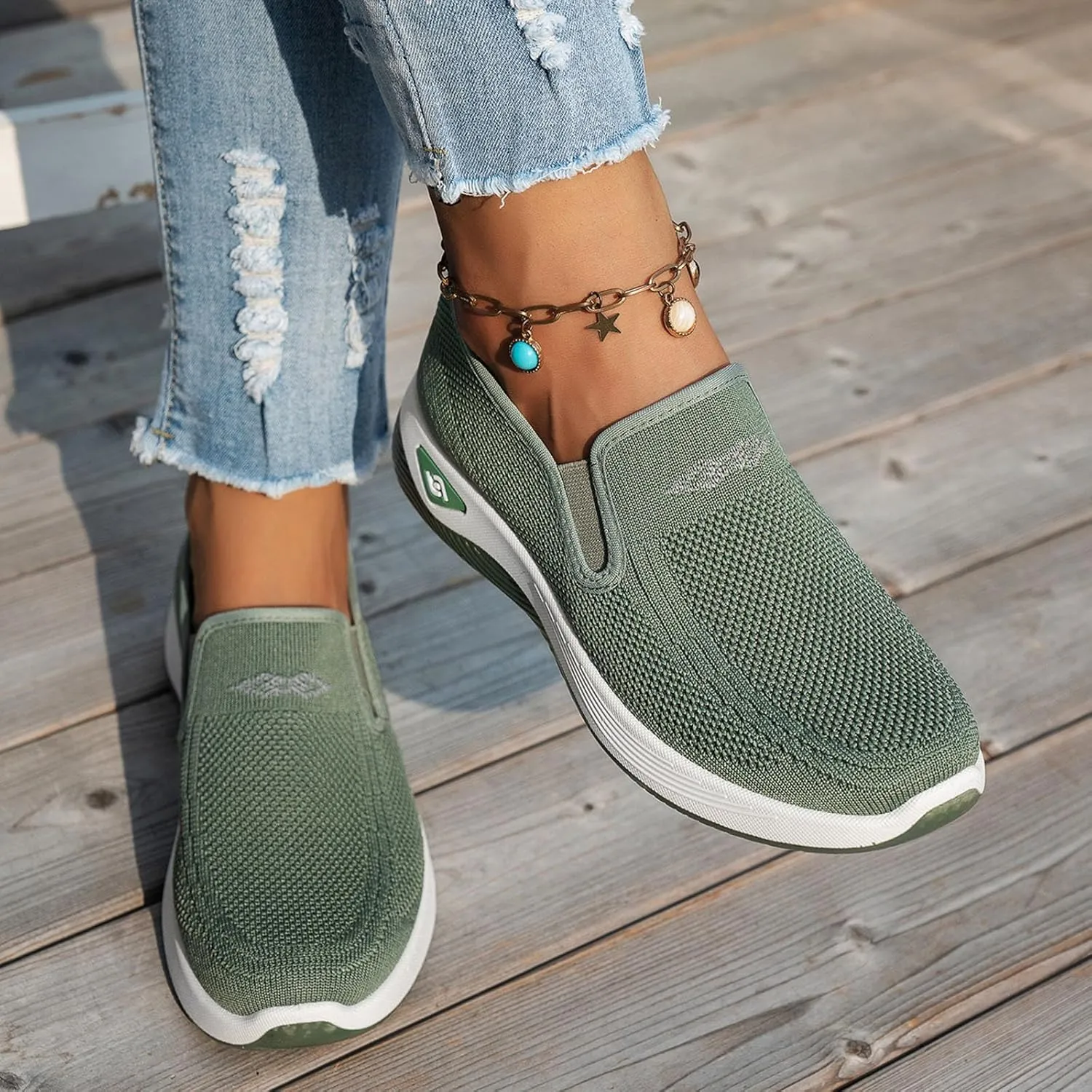 Walking Shoes for Women Walking Slip On Foam Hands Slip in Sneakers Arch Support Shoes for Men Business Casual