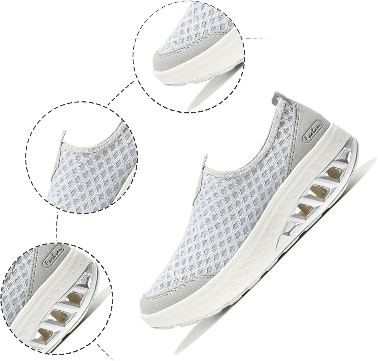 Walking Shoes Women's Arch Support Plantar Fasciitis Orthopaedic Shoes Comfortable Wide Sports Shoes