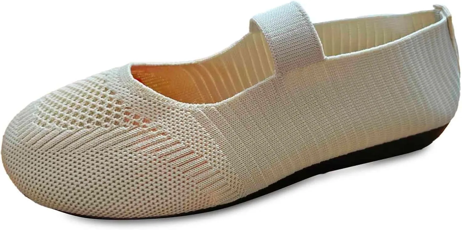 Women's Casual Shoes Everyday Comfort Breathable Design Ideal Summer Slip On Style with Flat Sole Lady Slip Shoe