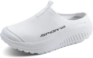 Women's No Limits Slip-On Mule Walking Shoes Women Fashion Sneakers Comfort Wedge Platform Loafers