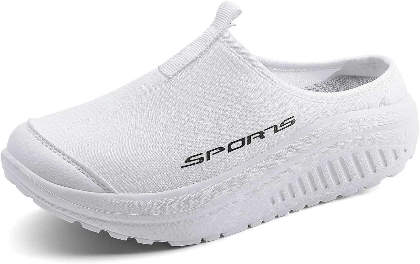 Women's No Limits Slip-On Mule Walking Shoes Women Fashion Sneakers Comfort Wedge Platform Loafers